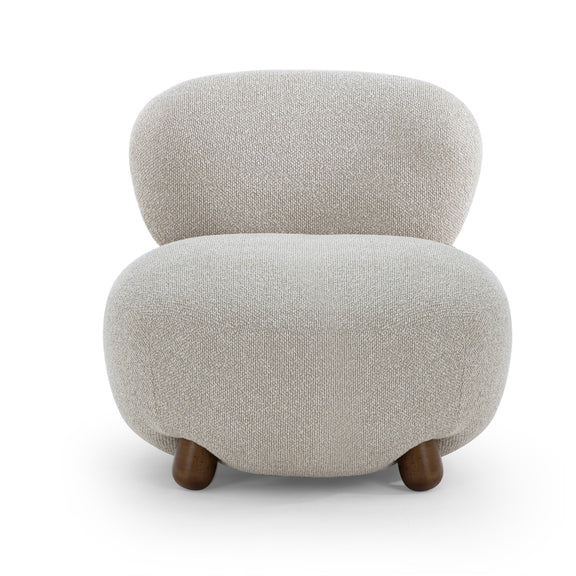 Pucker Accent Chair - Warm Grey
