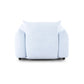 Saint Tropez Stuffed Indoor/Outdoor Armchair - Light Blue