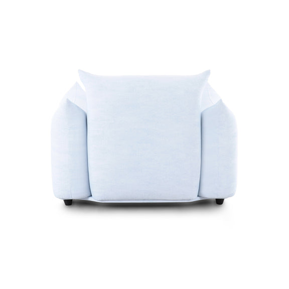 Saint Tropez Stuffed Indoor/Outdoor Armchair - Light Blue