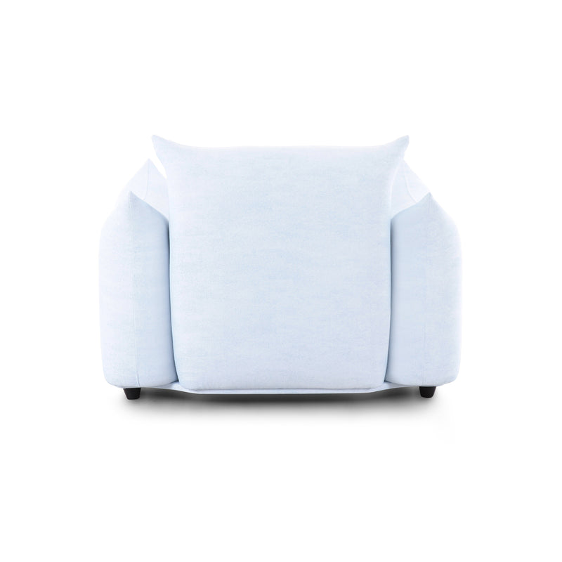 Saint Tropez Stuffed Indoor/Outdoor Armchair - Light Blue