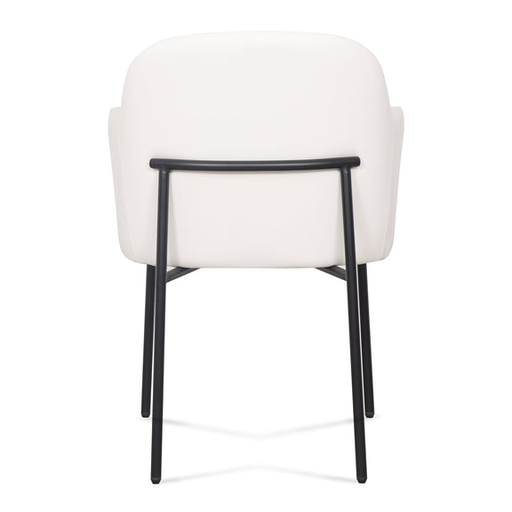 Sydney Performance Vegan Leather Armchair - Set of 2 - Cream
