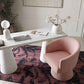 Kristen Rolling Desk Chair - Pink