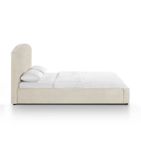 Leah Performance Chenille Bed - Cream