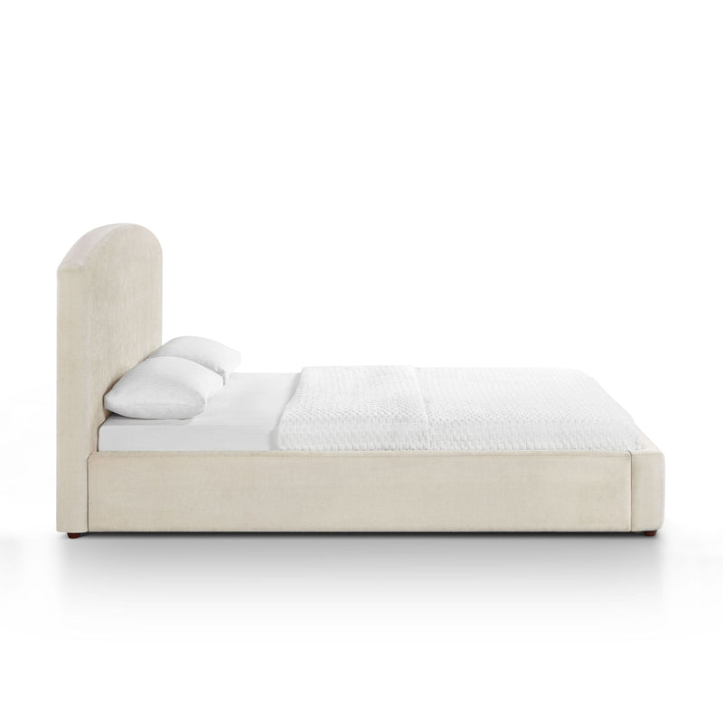 Leah Performance Chenille Bed - Cream