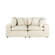 Cali 80" Modular Loveseat - Natural
