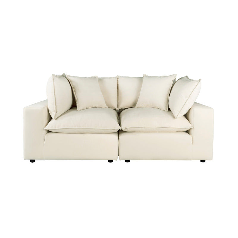 Cali 80" Modular Loveseat - Natural
