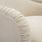Pamela Tasseled Lounge Accent Chair - Tan