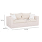 Salty 85" Indoor/Outdoor Sofa - Cream