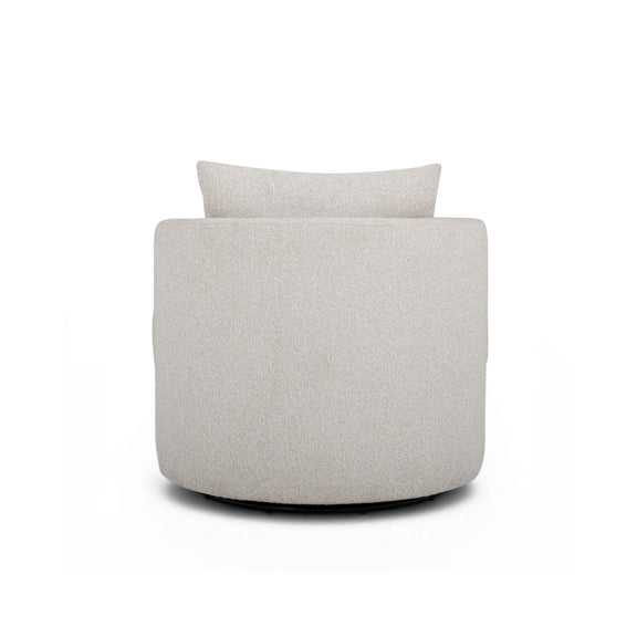 Silvi Performance Boucle Swivel Accent Chair - Off-White