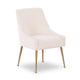 Beatrix Performance Velvet Dining Chair - Cream
