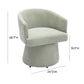 Kristen Rolling Desk Chair - Green