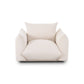 Saint Tropez Stuffed Indoor/Outdoor Armchair - Cream