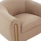 Lina Accent Chair by Inspire Me! Home Decor - Cafe Au Lait