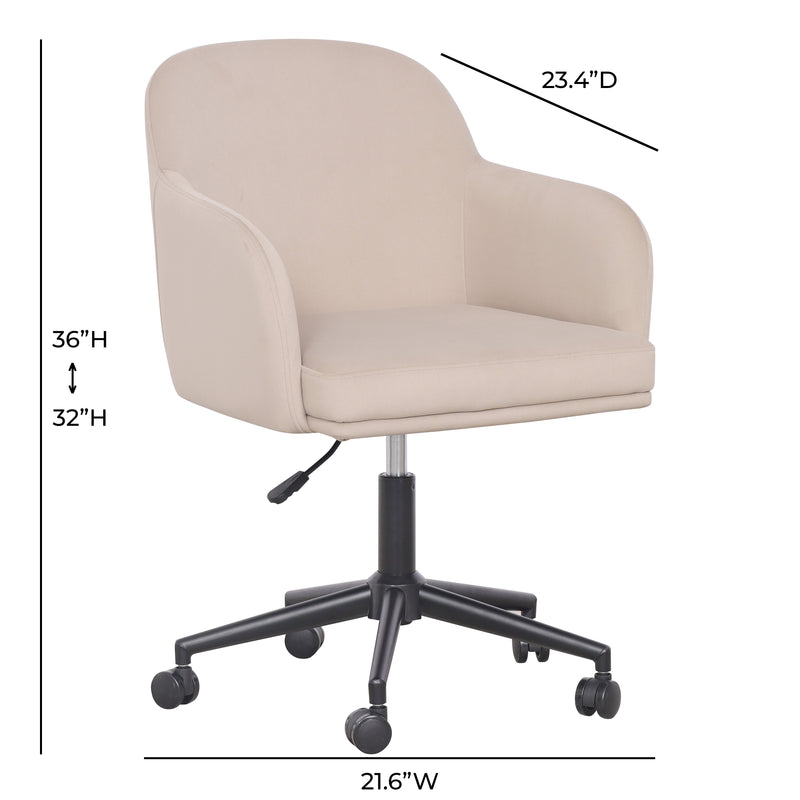 Sydney Office Desk Chair - Taupe