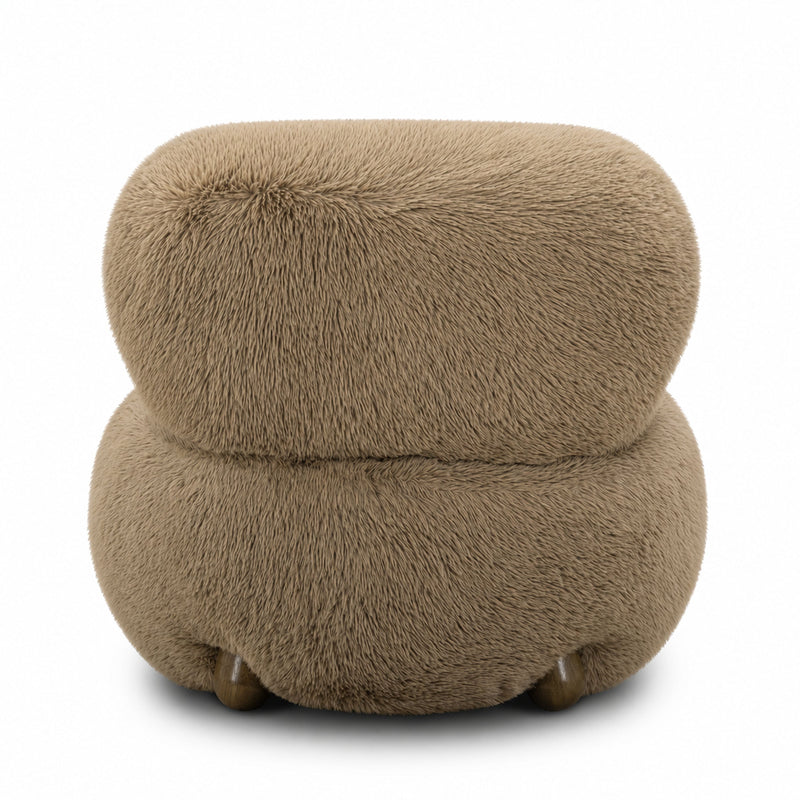 Pucker Accent Chair - Taupe