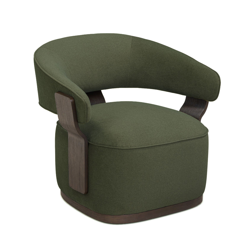 Madison Performance Swivel Accent Chair - Green