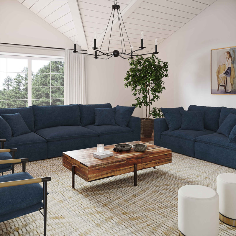 Cali 80" Modular Loveseat - Navy