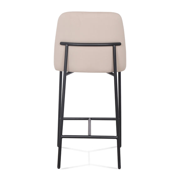 Sydney Performance Velvet Counter Stool Set of 2 - Taupe