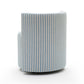 Alyssa Rolling Desk Chair - Blue