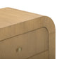 Hump 38" Arched 3-Drawer Bedside Chest - Natural