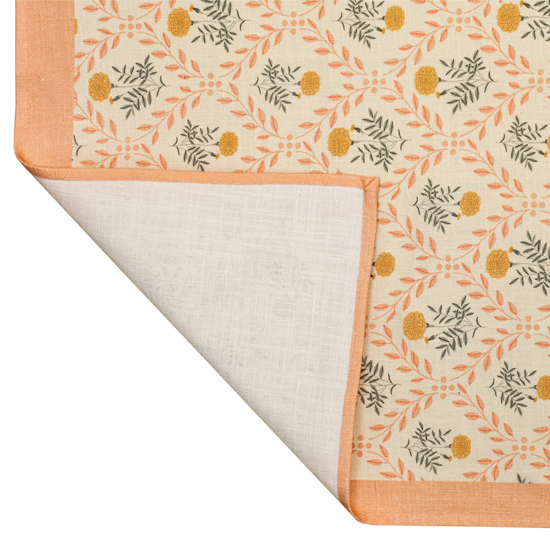 Dolce Natural Cotton Table Cloth - Blush / 70" x 160"
