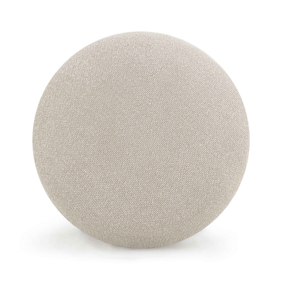 Pucker Ottoman - Warm Grey