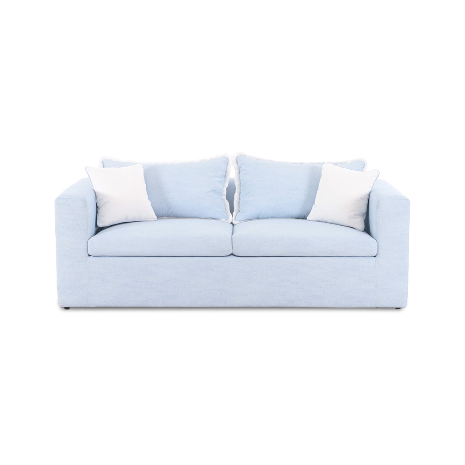 Salty 85" Indoor/Outdoor Sofa - Light Blue