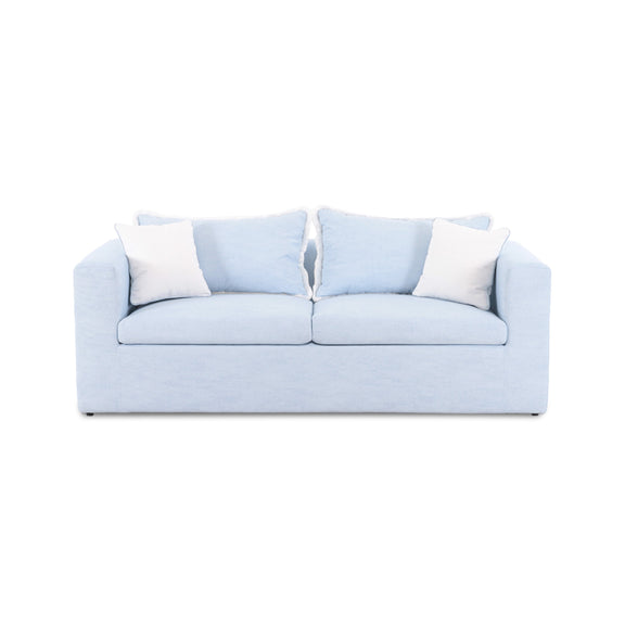Salty 85" Indoor/Outdoor Sofa - Light Blue
