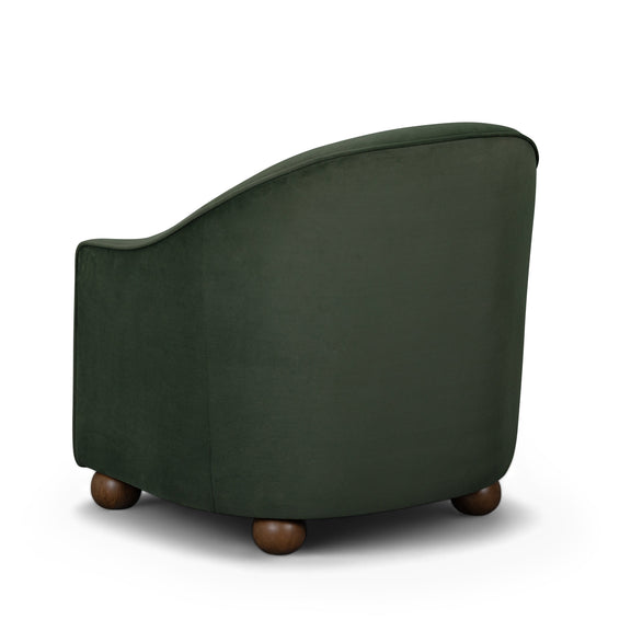 Cettie Performance Velvet Accent Chair - Green