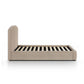 Leah Performance Chenille Bed - Taupe