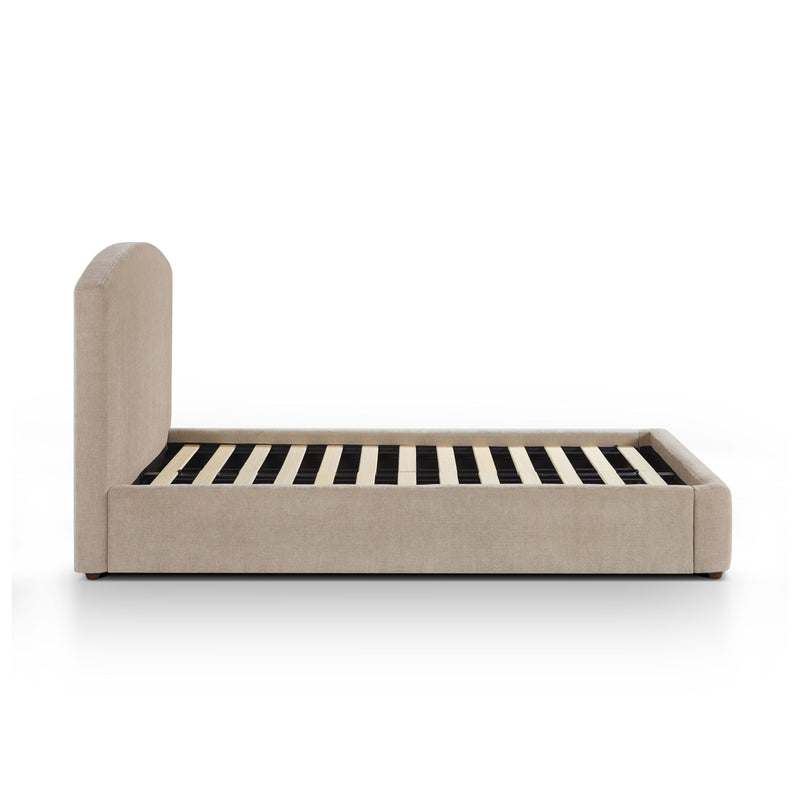 Leah Performance Chenille Bed - Taupe