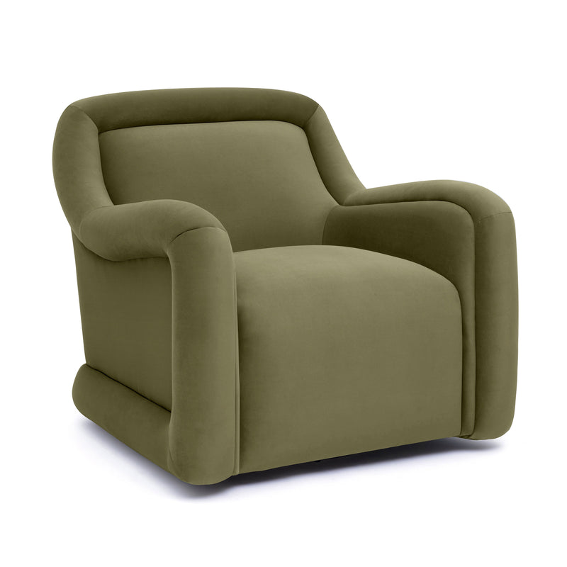 Charli Performance Swivel Chair - Green