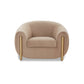 Lina Accent Chair by Inspire Me! Home Decor - Cafe Au Lait