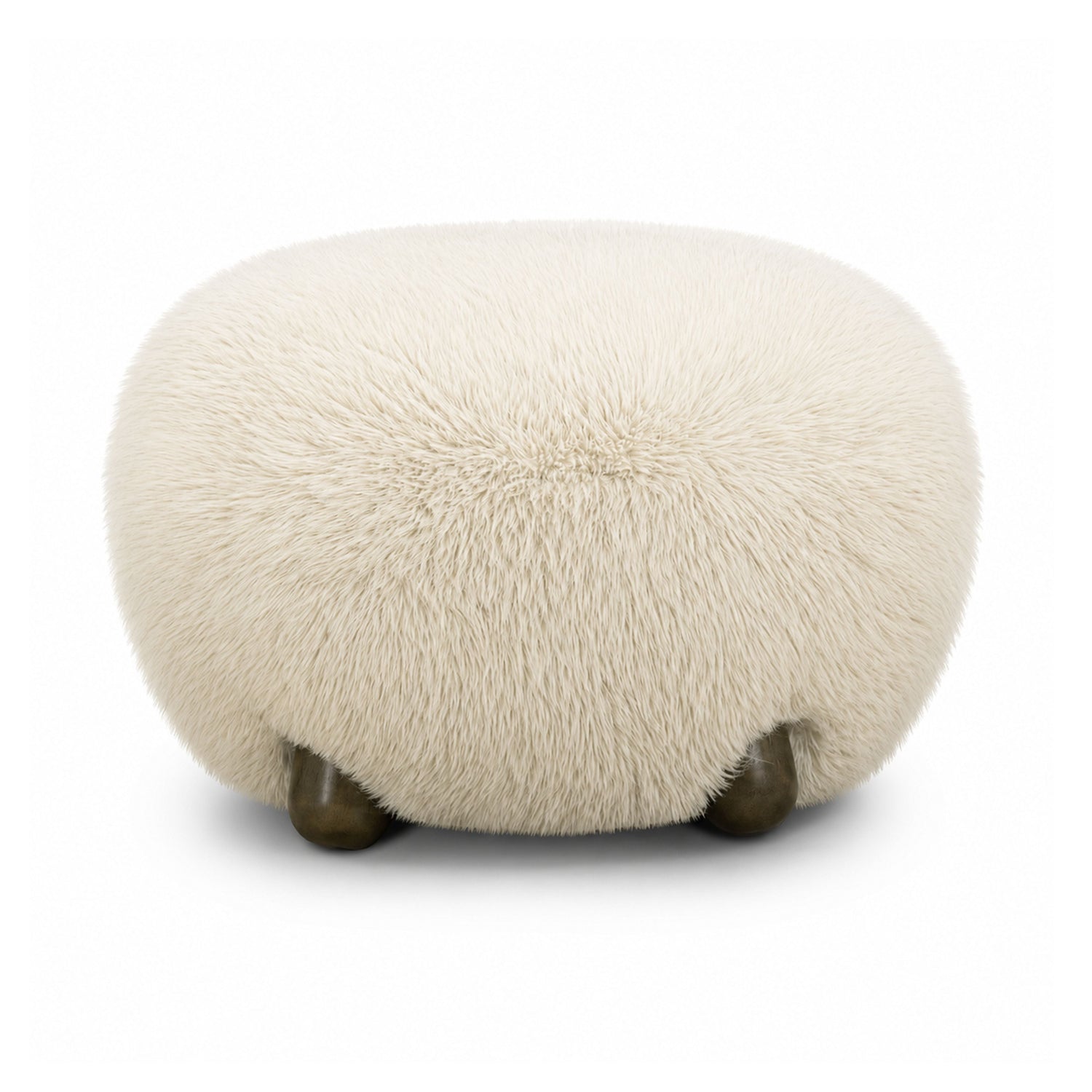 Pucker Ottoman - Natural