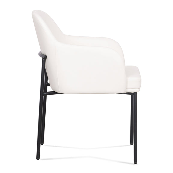 Sydney Performance Vegan Leather Armchair - Set of 2 - Cream