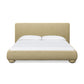 Rayne Textured Fabric Bed - Honey