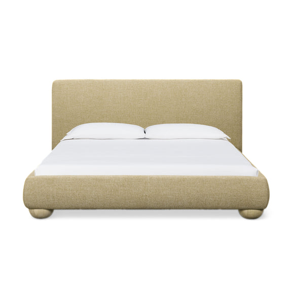 Rayne Textured Fabric Bed - Honey