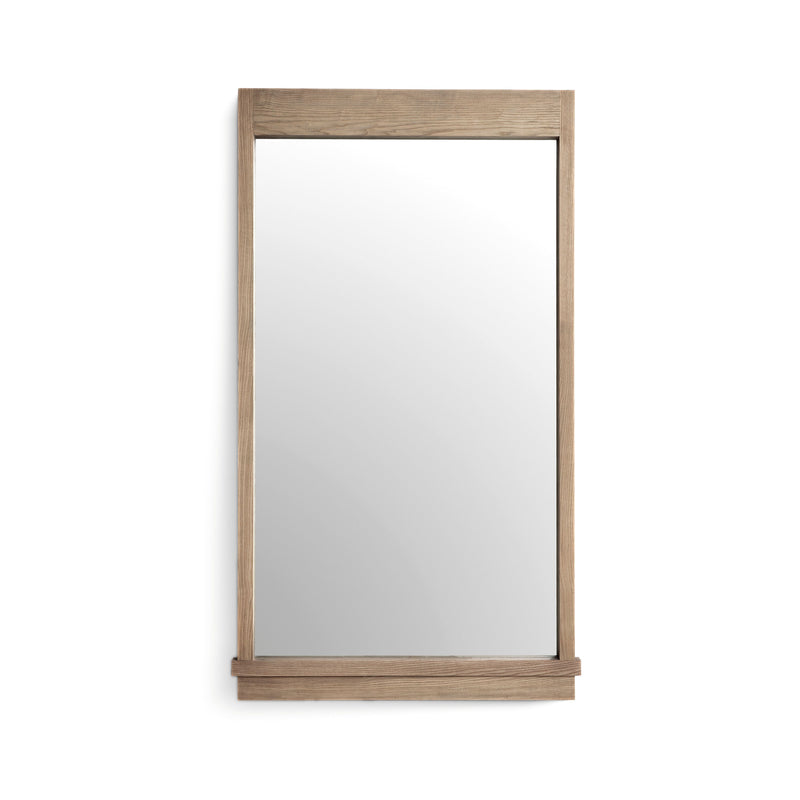 Aimee 44"X77" Solid Brushed Ash Floor Mirror
