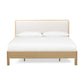 Rafaelle Natural Solid Ash Bed - Cream,Natural