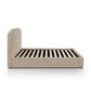 Leah Performance Chenille Bed - Taupe