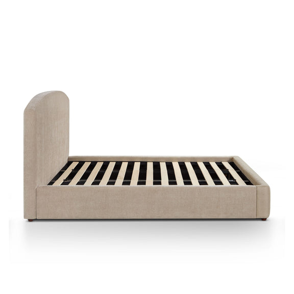Leah Performance Chenille Bed - Taupe