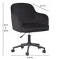 Sydney Office Desk Chair - Black