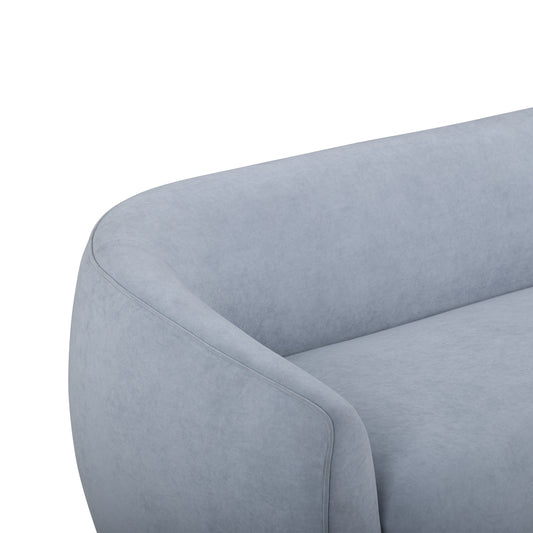 Jordan 70" Textured Performance Velvet Loveseat - Baby Blue