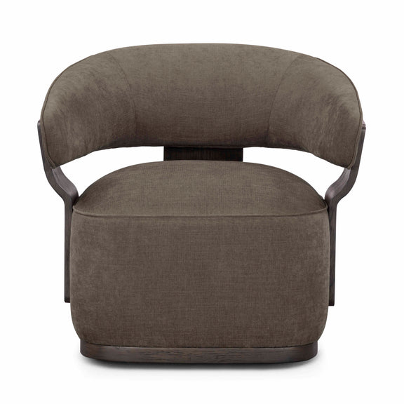 Madison Performance Swivel Accent Chair - Mink
