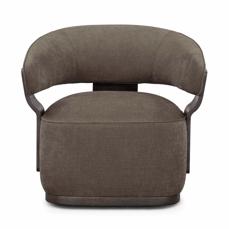 Madison Performance Swivel Accent Chair - Mink