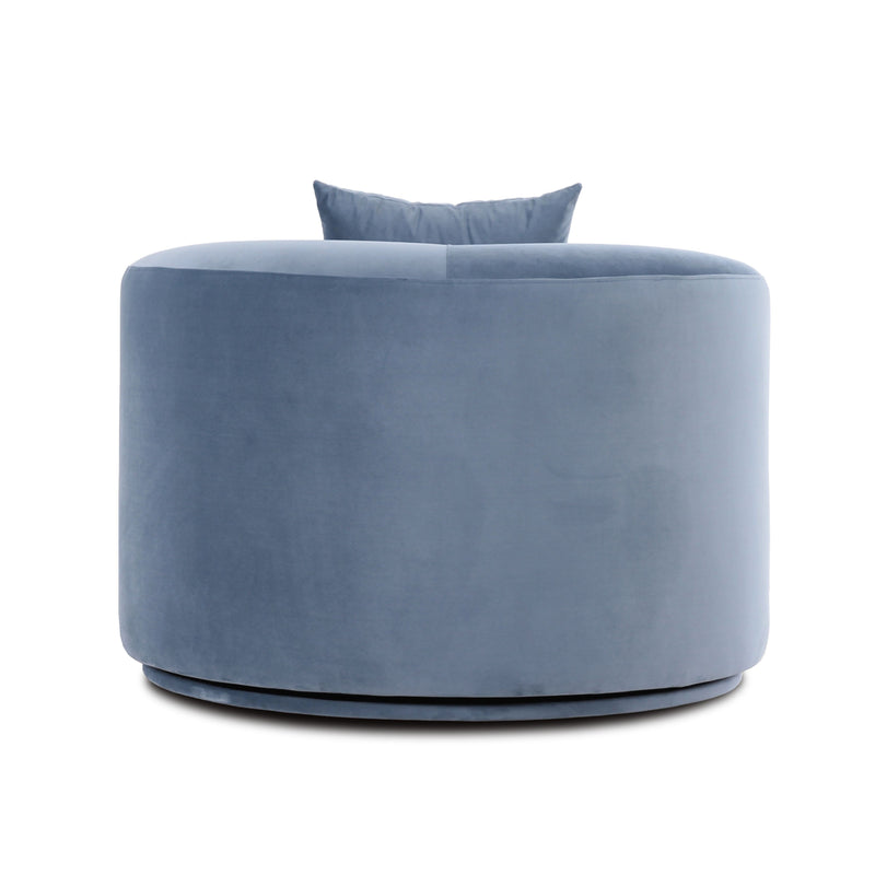 Fickle Swivel Accent Chair - Bluestone