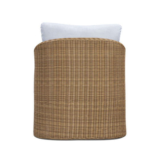 Axel Boucle Outdoor Accent Chair - Blue