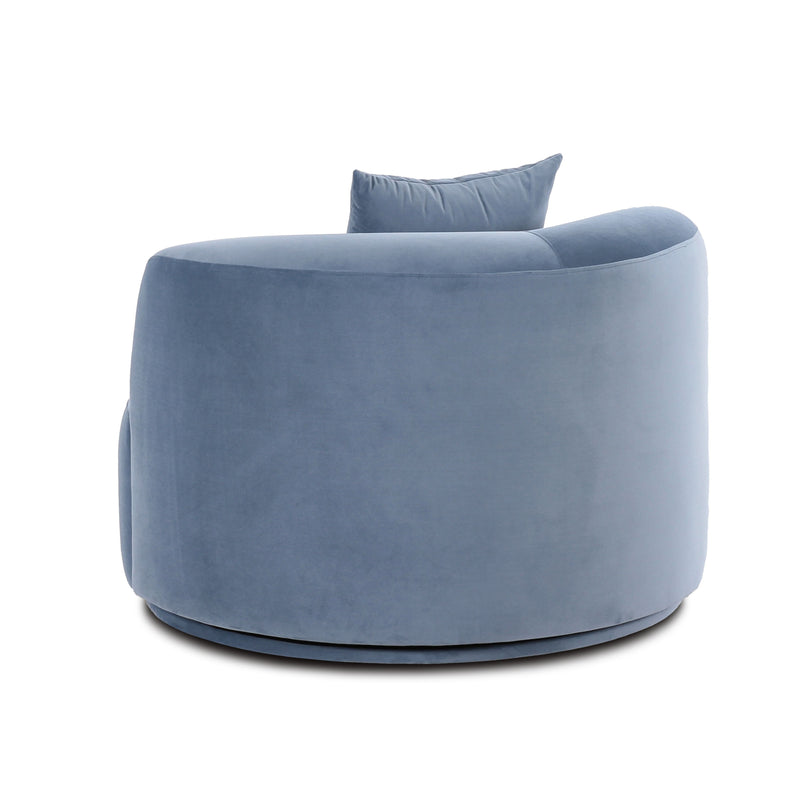 Fickle Swivel Accent Chair - Bluestone