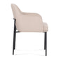 Sydney Performance Velvet Armchair - Set of 2 - Taupe