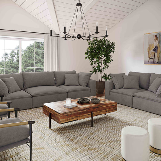 Cali 80" Modular Loveseat - Slate